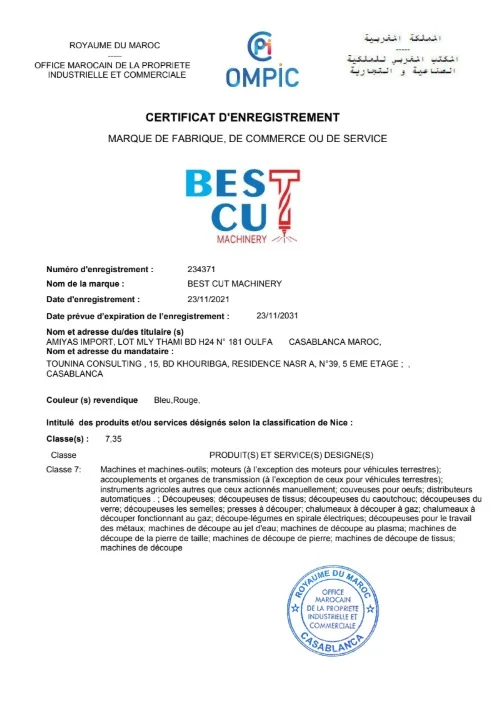 Certification ISO 9001