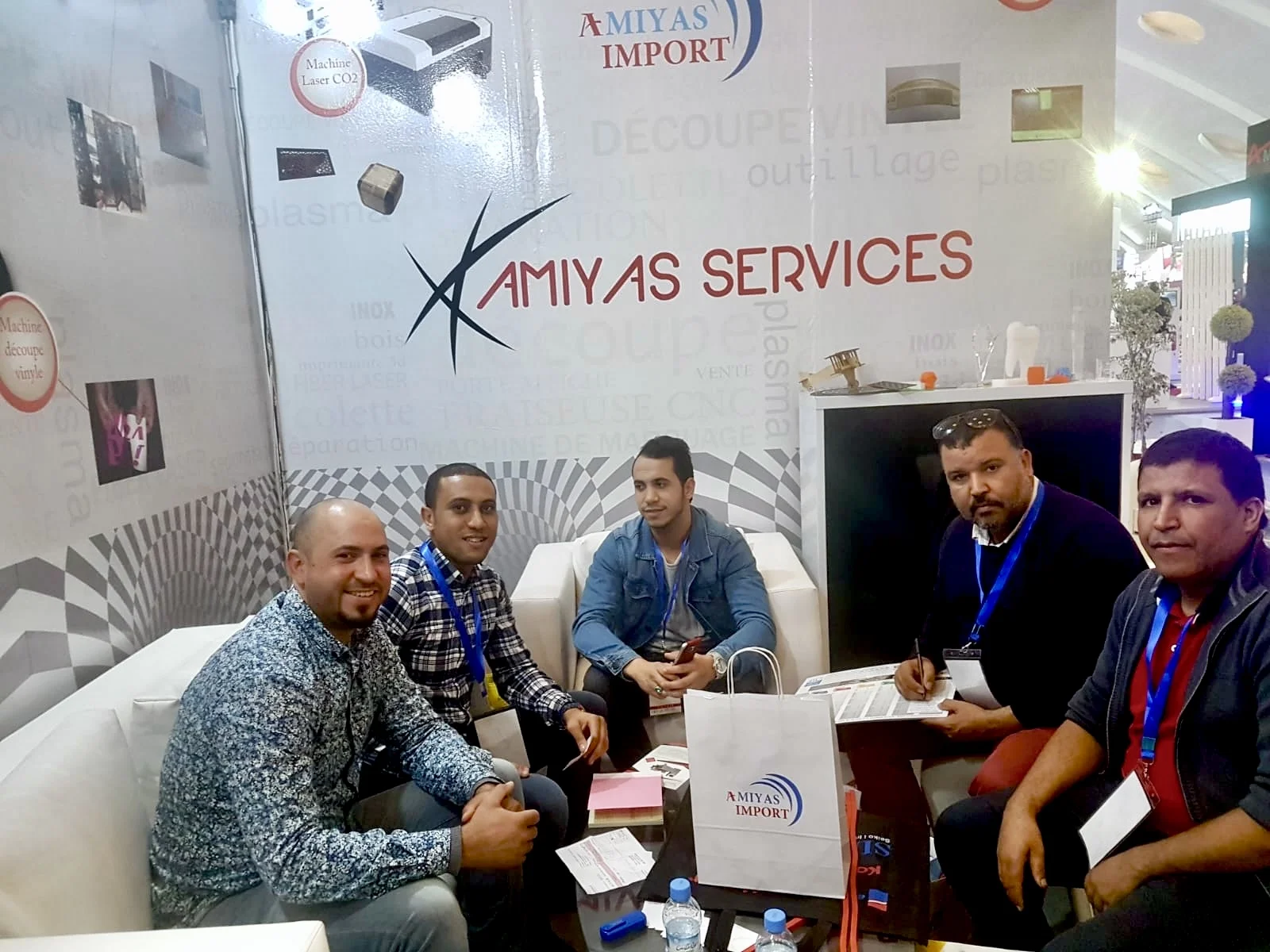 Participation Amiyas Import à un salon industriel au Maroc