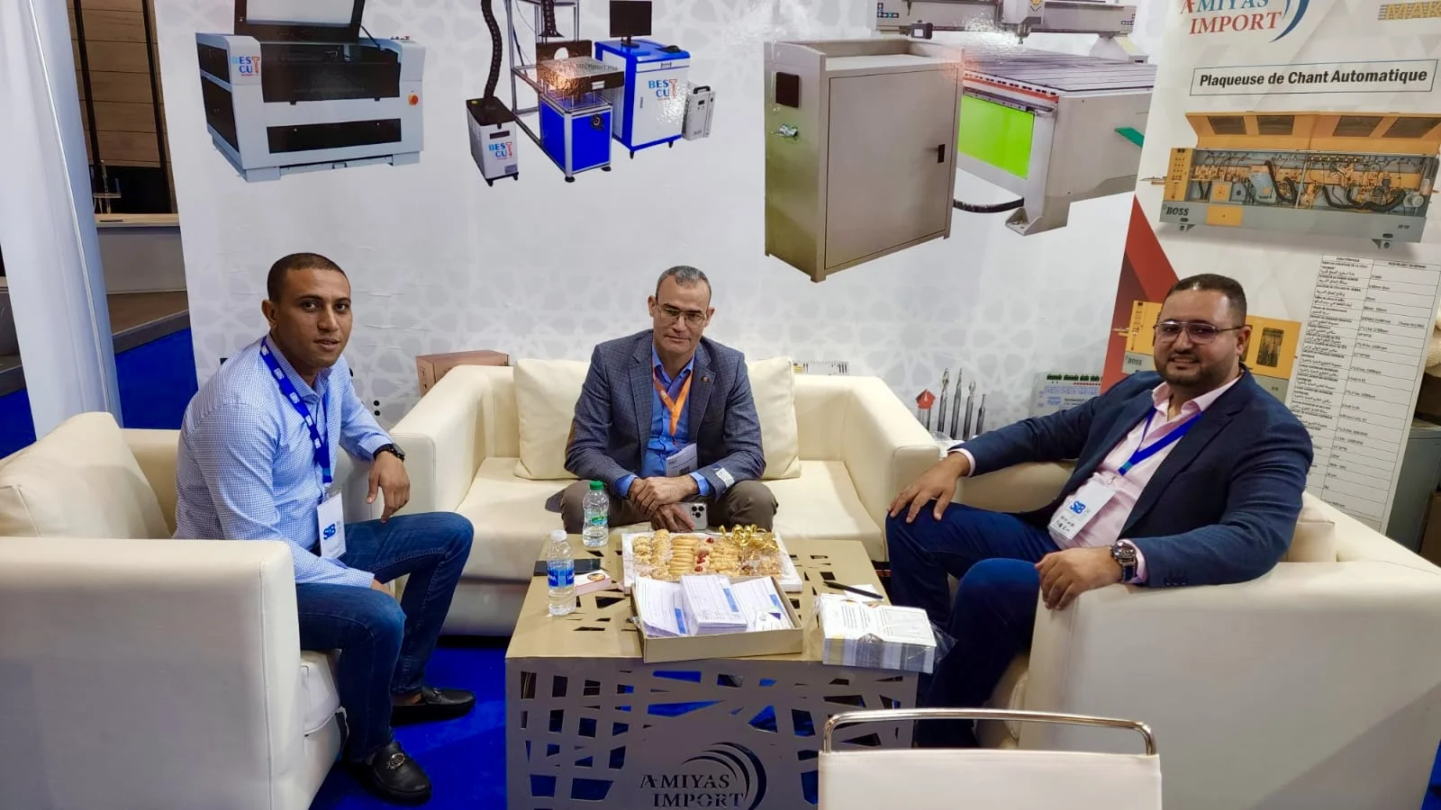 Participation Amiyas Import à un salon industriel au Maroc