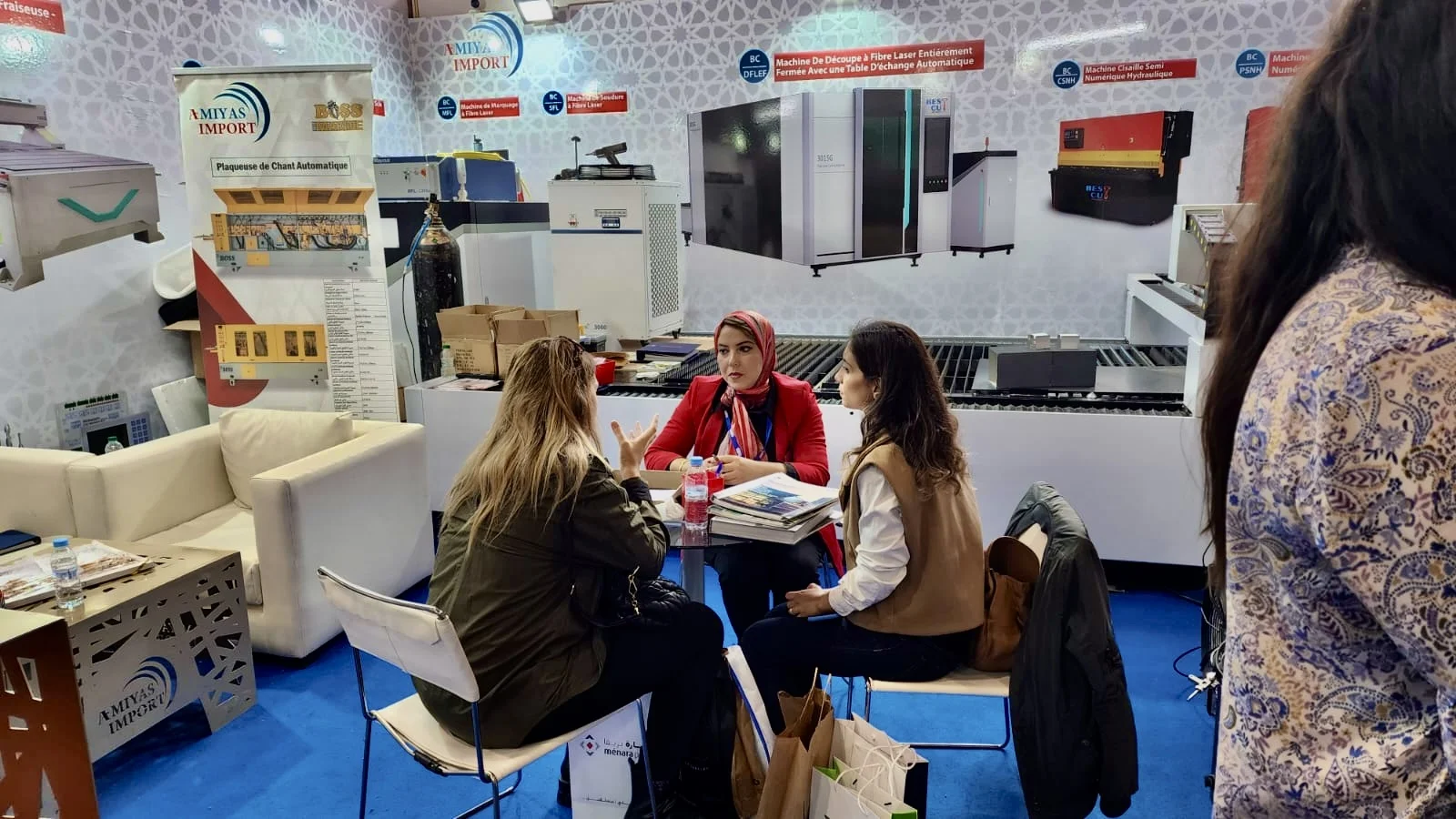 Participation Amiyas Import à un salon industriel au Maroc