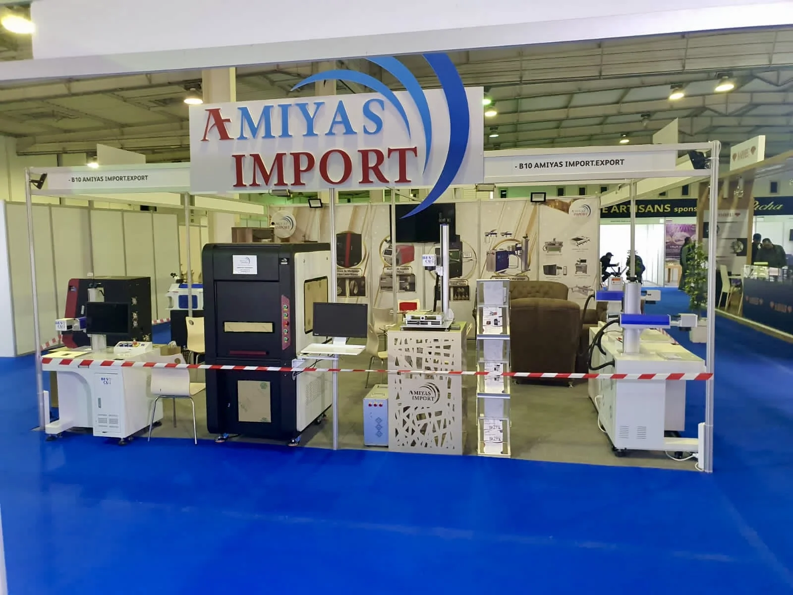 Participation Amiyas Import à un salon industriel au Maroc
