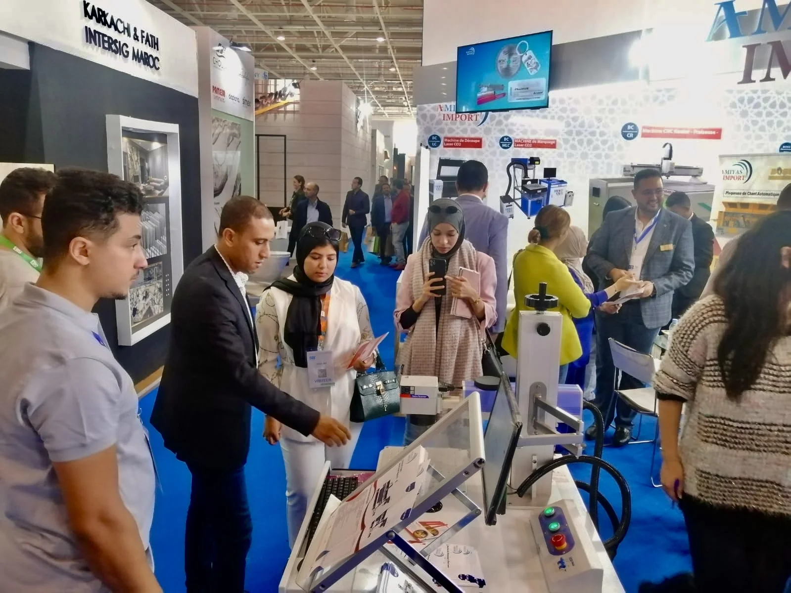 Participation Amiyas Import à un salon industriel au Maroc